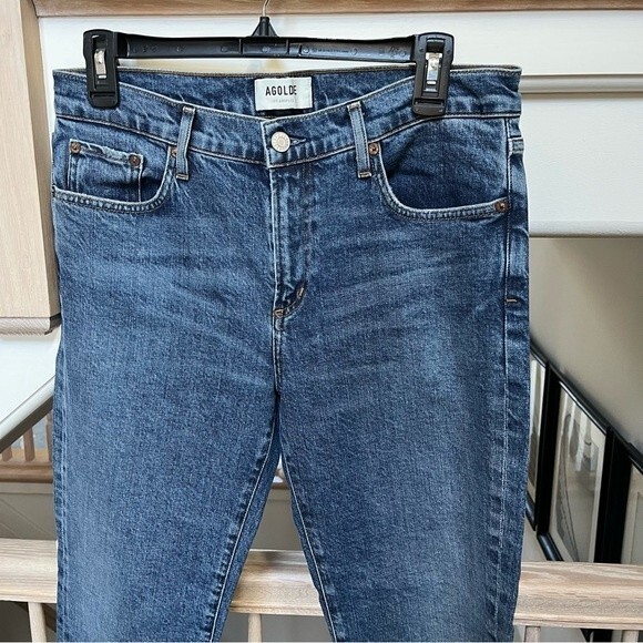 AGOLDE Toni High Rise Straight Jeans in Obscure 29 NWOT - Picture 5 of 12